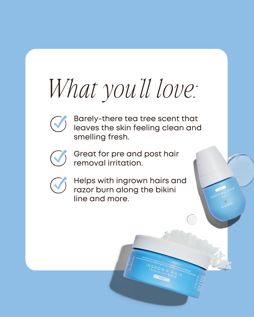 Nude Ingrown Hair Oil